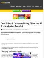 These 2 Growth Engines Are Driving Billions Into US Crypto Adoption: Chainalysis