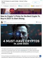 New to Crypto? 4 Picks for the Best Crypto To Buy In 2025 To Start Strong