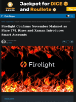 Firelight Confirms November Mainnet as Flare TVL Rises and Xaman Introduces Smart Accounts