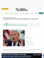 Trump optimistic on Iran deal, expects agreement 