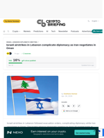 Israeli airstrikes in Lebanon complicate diplomacy as Iran negotiates in Oman