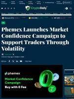 Phemex Launches Market Confidence Campaign to Support Traders Through Volatility - Crypto Daily