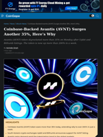 Coinbase-Backed Avantis (AVNT) Surges Another 35%, Here's Why