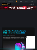 AAVE Price Prediction: Targets $135-140 by Mid-March 2026 - Blockchain.News