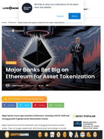 Ethereum News: Major Banks Bet Big on Ethereum for Asset Tokenization | Live Bitcoin News
