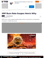 XRP Burn Rate Surges: Here's Why
