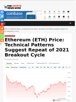 Ethereum (ETH) Price: Technical Patterns Suggest Repeat of 2021 Breakout Cycle - The Crypto News Wire
