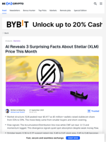 Stellar Setup: AI Maps 3 XLM Price Targets for October