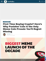 First Time Buying Crypto? Here’s Why Punisher Coin Is the
Only Meme Coin Presale You’ll Regret Missing