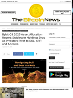 Bybit Q3 2025 Asset Allocation Report: Stablecoin Holdings Drop as Investors Pivot to SOL, XRP, and Altcoins