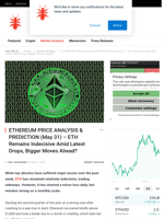 ETHEREUM PRICE ANALYSIS & PREDICTION (May 31) – ETH Remains Indecisive Amid Latest Drops, Bigger Moves Ahead?  - NullTX