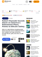 Robert Kiyosaki Sounds Alarm on America's Retirement Plans, Points to Bitcoin Safety – Featured Bitcoin News
