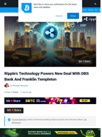 Ripple's Technology Powers New Deal With DBS Bank And Franklin Templeton | Bitcoinist.com