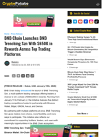 BNB Chain Launches BNB Trenching Szn With $650K in Rewards Across Top Trading Platforms