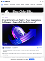 US-China Trade War To End – Will Crypto Market Rally?