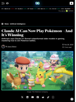 Claude AI Can Now Play Pokémon—And It’s Winning - Decrypt
