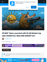 $PUMP Token Launched with $5.6B Market Cap after $500M ICO: What Will $SNORT Do?