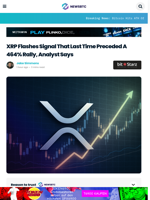 XRP Flashes Signal That Last Time Preceded A 464% Rally
