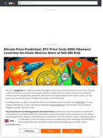 Bitcoin Price Prediction: BTC Price Tests $98K Fibonacci Level but On-Chain Metrics Warn of $45,880 Risk - Brave New Coin