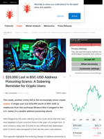 $20,000 Lost in BSC-USD Address Poisoning Scams: A Sobering Reminder for Crypto Users - NullTX