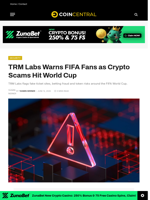 TRM Labs Warns FIFA Fans as Crypto Scams Hit World Cup