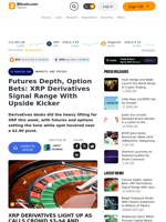 Futures Depth, Option Bets: XRP Derivatives Signal Range With Upside Kicker – Markets and Prices Bitcoin News