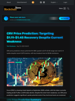 CRV Price Prediction: Targeting $1.11-$1.45 Recovery Despite Current Weakness - Blockchain.News