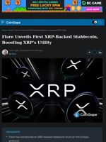 Flare Unveils First XRP-Backed Stablecoin, Boosting XRP’s Utility