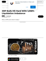 XRP Bulls Hit Hard With 1,058% Liquidation Imbalance - U.Today