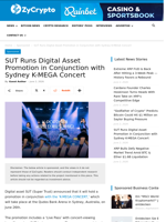 SUT Runs Digital Asset Promotion in Conjunction with Sydney K-MEGA Concert