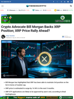 Crypto Advocate Bill Morgan Backs XRP Position; XRP Price Rally Ahead? - TheNewsCrypto