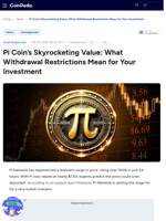 Pi Coin's Skyrocketing Value: What Withdrawal Restrictions Mean for Your Investment