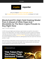 BlockchainFX’s High-Yield Staking Model Puts It Ahead of Little Pepe And BlockDAG As The Best Crypto Presale to Buy Right Now