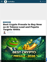 Best Crypto Presale to Buy Now as AI Tokens Lead and Pepeto Targets 1000x - TechBullion