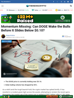 Momentum Missing: Can DOGE Wake the Bulls Before It Slides Below $0.10?