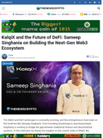 KalqiX and the Future of DeFi: Sameep Singhania on Building the Next-Gen Web3 Ecosystem