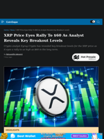 XRP Price Eyes Rally To $60 As Analyst Reveals Key Breakout Levels