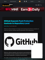 GitHub Expands Push Protection Controls to Repository Level - Blockchain.News