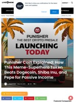 Punisher Coin Explained: How This Meme-Superhero Token Beats Dogecoin, Shiba Inu, and Pepe for Passive Income | Live Bitcoin News
