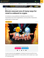 Bitcoin No Longer First Choice as Crypto Onboarding Evolves