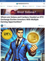 Where are Solana and Cardano Headed as DTX Exchange Excites Investors With Multiple Earning Opportunities?