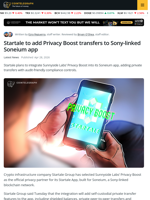 Startale App Taps Privacy Boost for Private Soneium Transfers