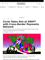 Circle Takes Aim at SWIFT with Cross-Border Payments Network - 