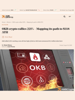 OKB soared 221% to a new all time high amid 65 million token burn