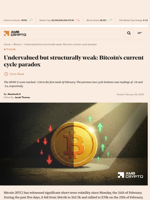 Undervalued but structurally weak: Bitcoin’s current cycle paradox - AMBCrypto