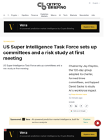 US Super Intelligence Task Force sets up committees and a risk study at first meeting