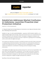 KatalisCoin Addresses Market Confusion in Indonesia, Launches Proactive User Protection Initiative