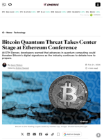 Bitcoin Quantum Threat Takes Center Stage at Ethereum Conference - Decrypt