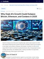 Why Ozak AI’s Growth Could Outpace Bitcoin, Ethereum, and Cardano in 2025