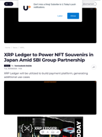 XRP Ledger to Power NFT Souvenirs in Japan Amid SBI Group Partnership - U.Today